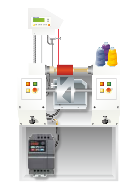1.5KW變頻器 VFD015EL21A的應(yīng)用于繞線機