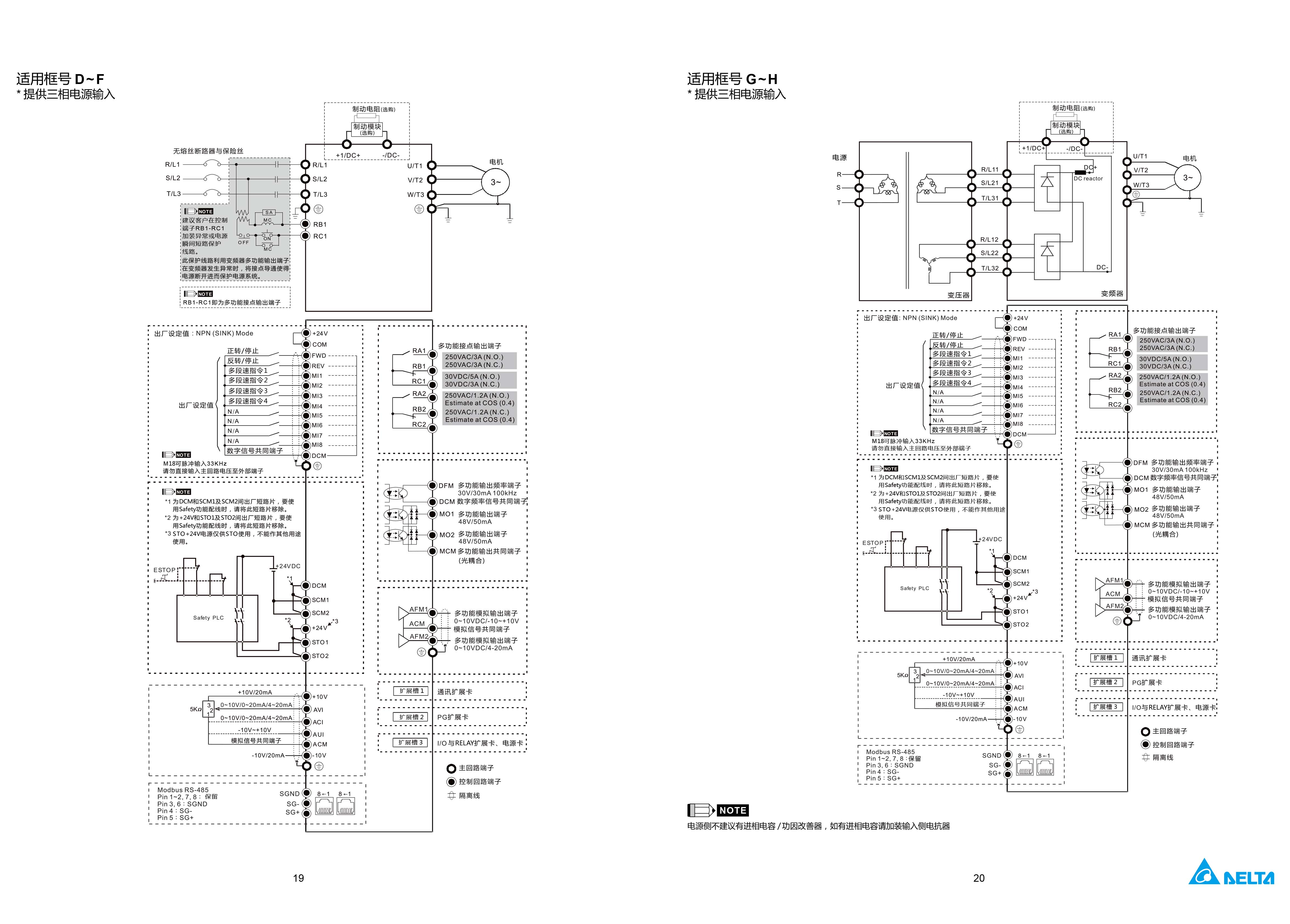 臺(tái)達(dá)C2000 Plus 變頻器選型手冊(cè)|工作原理|維修接線(xiàn)圖